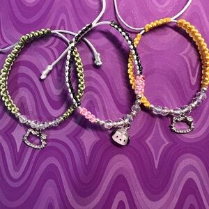 Sanrio Colorful Beaded Friendship Bracelets
